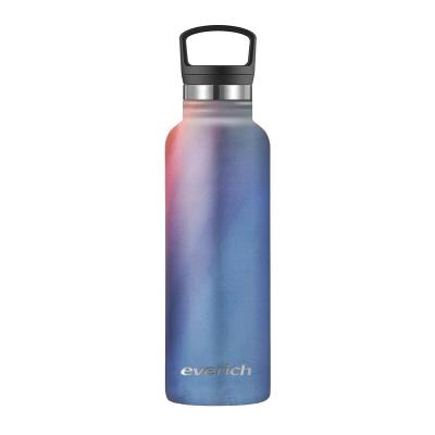 China New Customized Double Wall Stainless Steel Metal Cold Thermal Insulated Sport Drinking Water Bottles Everich Viable With Custom Logo for sale