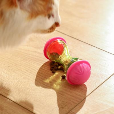 China Sustainable Hot Sale Toys Ball Food Dispenser Puzzle Pet Bite-Resistant Interactive Treat Feeder Training Treat Ball Dog Dispensing Cat for sale