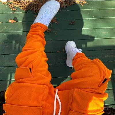 China 2022 Winter New Style Thicker Drawstring Fleece Warm Jumpsuit Anti-Wrinkle For Man Drop Pants Trousers Casual Sweatpants for sale