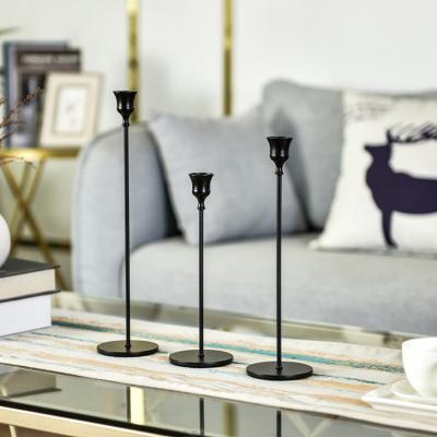 China Factory Eco-Friendly and Conveniently Hot Selling Products Wedding Event Candelabra Candlestick Metal Candle Holder 3 pcs for 1set for sale