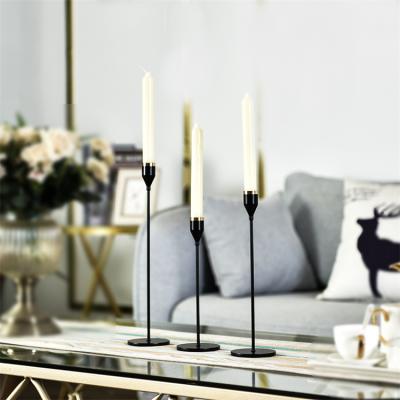 China Eco-friendly and conveniently factory whosale 3 pcs for 1 set metal packing candle holder for home decoration for sale