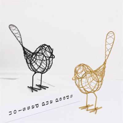 China High Quality Eco-friendly and Convenient Factory Direct Selling Creatively Metal Figure Bird Toy for Home Decoration for sale