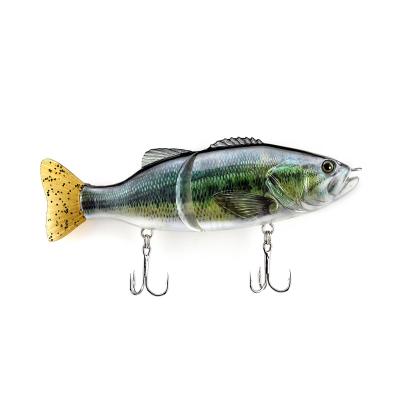 China ABS Plastic Factory Direct Wholesale Slip Swimbait Big Lure Make Hard Plastic Body Bait Fishing Lures for sale