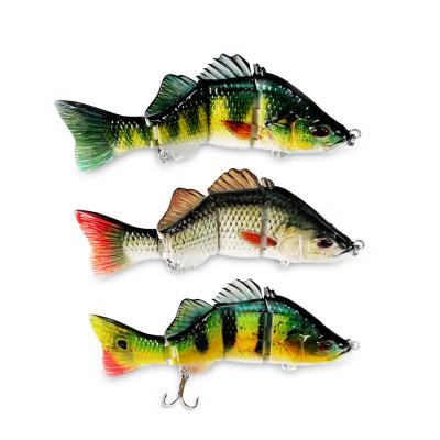 China 22g Freshwater/Saltwater 10cm Fishing Lures Multisection Hard Bait Fast Sinking Bait Good Action Swim Bait for sale