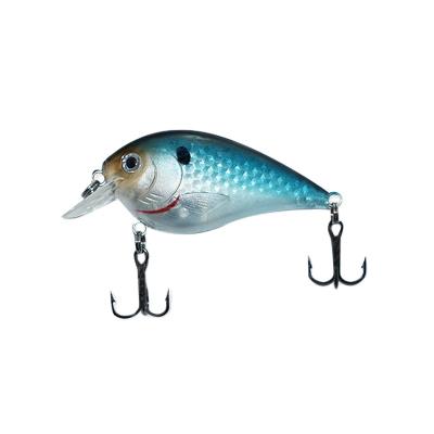 China ABS Plastic 60mm Minnow Shallow Diving Crank Spot Bill Crankbait For Bass Fishing Crankbait for sale