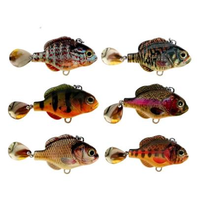 China Excellent for promotion gift hard body bait fishing lures with small body except VIB-spinner heavy deep sea single bait for sale