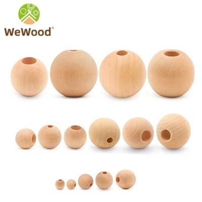 China Decorative Natural Wooden Beads Logo Round Large Hole Alphabet in Europe Letter Curtains Custom Bracelet for sale