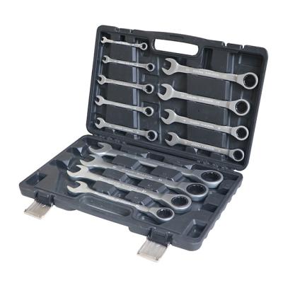 China 13pcs Manufacturer High Quality Price Double Open End Wrench Adjustable Ratchet Wrench Combination Wrench Sets CT121302 for sale