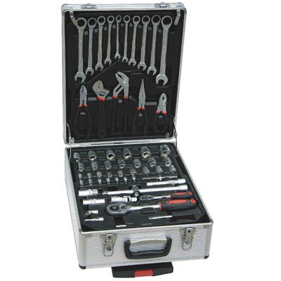 China Professional Aluminum Tool Kit Set Box 186 Car Tool Kits Car Tool Box 186pcs for sale