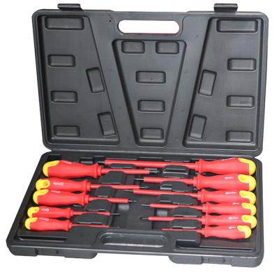 China Car 11 Pcs Insulated Soft Handle Screwdriver Set for sale