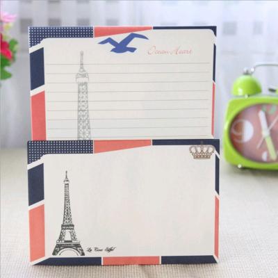 China Multifunctional Europe Vintage Navy Style DIY Letter Paper Set 170x130mm with Envelope Paper Envelope Wholesale for sale