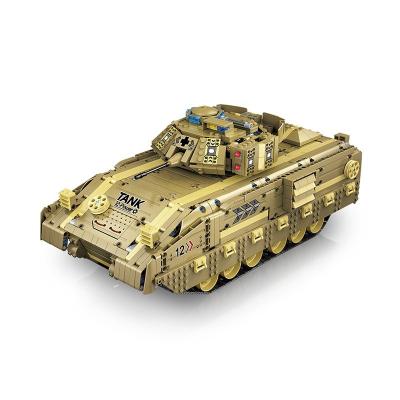 China M2A2 Tank Blocks Bricks Technic Style Electronic Toys Block Set Good Quality Blocks Building Toy M2A2 Tank Blocks Bricks Technic Style Toys Electronic Block Set for sale