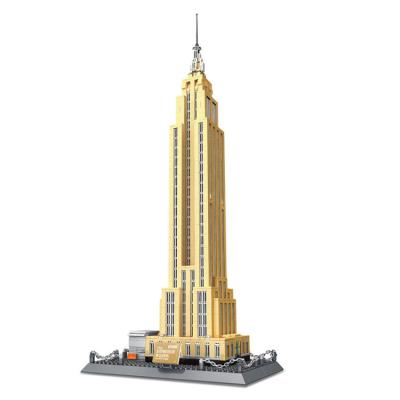 China DIY TOY Factory Wholesale 5212 Souvenir Plastic Empire State Building Of Block Toys NewYork-USA for sale