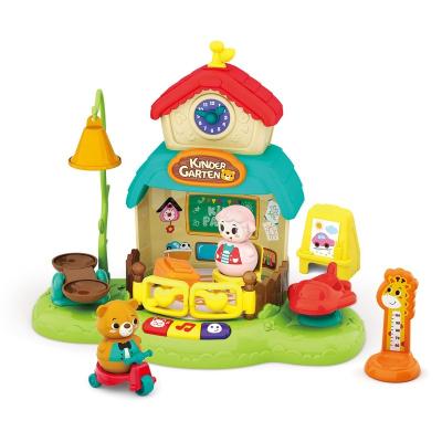 China 2022 Hot Amazon Plastic Educational Toys Garden Baby Learning Toys With Light And Music Playing Sound Effects To Trigger Music for sale