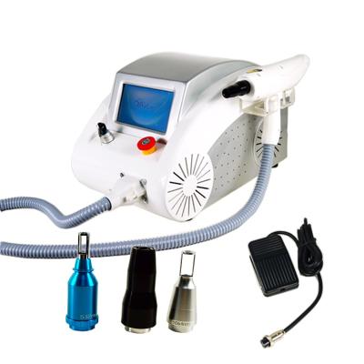 China Dye Removal Laser Alexandrit Face Whiten Machine Q Switch ND YAG Laser Tattoo Removal Machine For Beauty Spa/Beauty Salon/Clinic for sale