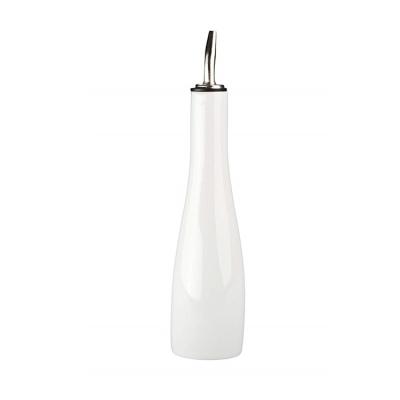 China Steamable Customized Kitchen Take Care Cheap Ceramic Paraffin Oil Dispenser Vinegar Oil Bottle for sale