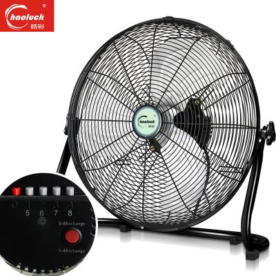 China High Speed ​​Metal 12 Speed ​​Heavy Wind Industrial Portable Fan 14 16 18 20in Commercial Air Cooling Floor Fan for sale