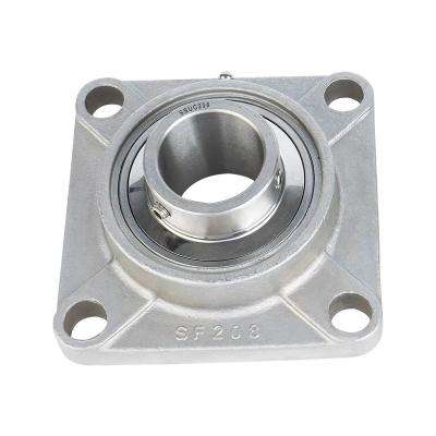 China SUCF208 Longevity Stainless Steel Pillow Block Bearings SUCF208 Stainless Steel Bearing F208 for sale