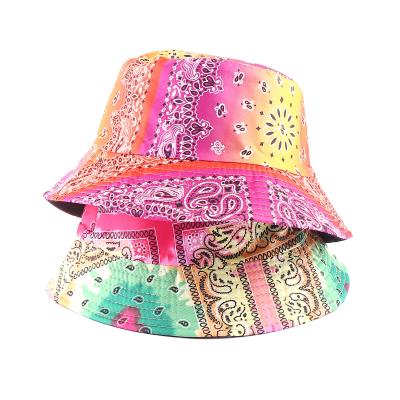 China Wholesale Picture Graffiti Bucket Hat Mens Womens Fashion Polyester Bucket Hat for sale