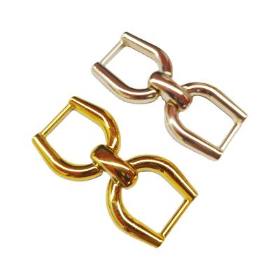 China Shoe Buckle ABS Shoe Chain Zinc Alloy Buckle for Decorative Metal Men's Shoe Bows and Ornaments Maker for sale