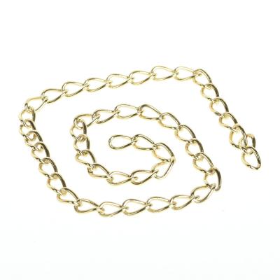 China Factory Wholesale Metal Brass Chain Chain For Bags And Shoes Aluminum For Bag Belt Shoe Straps for sale