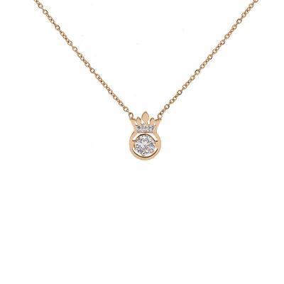 China Design Box Chain Zircon Women Minimalist CLASSIC 925 Sterling Silver Fashion Necklace for sale