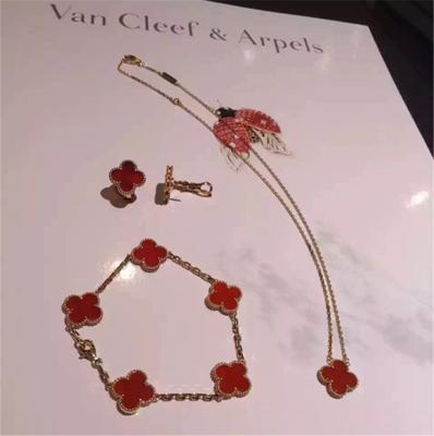 China Van Cleef & Arpels Vintage Alhambra series combination set of lines of natural gemstones 1 for sale