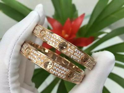 China Cartier 18k Yellow gold With Diamonds  Love bracelet Love bangle Jewelry FactoryN6032417 for sale