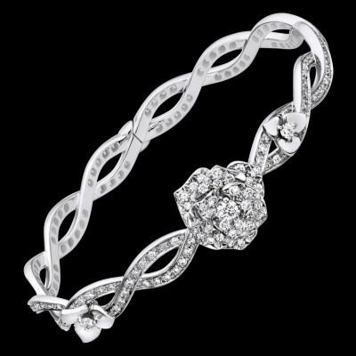 Chine Le bracelet de Piaget Rose en or 18K blanc a placé avec 190 les bijoux de vente chauds les plus populaires des diamants G36U3600 de brillant-coupe à vendre