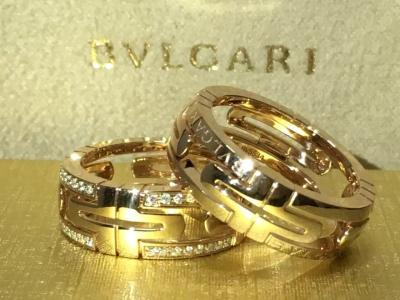 China Bvlgari Parentesi Ring18K Gold with Natural Diamonds most popular hot selling jewelry wholesale factory for sale