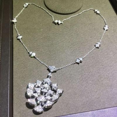 China Bvlgari DIVA necklace in 18k gold with Natural Diamonds Italian brand jewelry Made in China Ref. CL856465 for sale