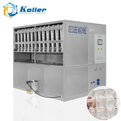 China Hotels KOLLER Ice Machines Cube Ice Maker For Fishing Boat 3000kg Per Day for sale