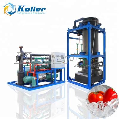 China Hotels ice tube maker machine 10 ton for cylinder ice for human consumption for sale