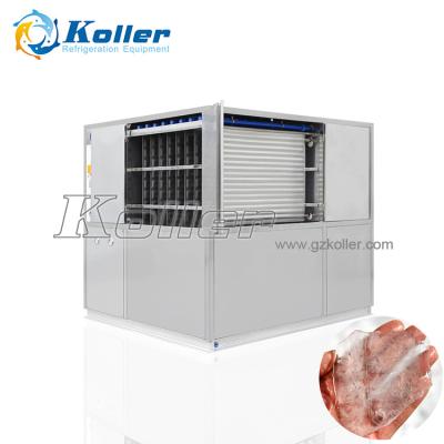 China Medicals For Seafood Processing 5000kg Plate Ice Machine Using Dark Beer Compressor for sale