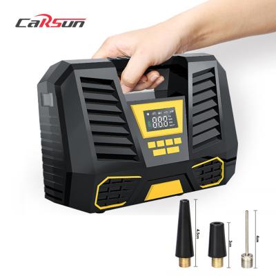 China CARSUN Car Tire Compressor Car Air Compressor Car Air Compressor Inflador De Llanta De Aut Bike Tire Inflator Smart Wireless Portable Fast Inflator for sale