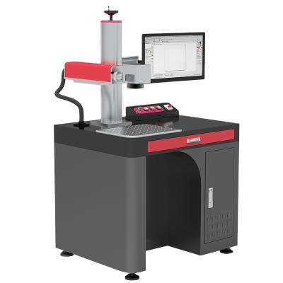 China Laser Marking Purelaser Large Range Desktop Design Fiber Laser Marking Machine for sale