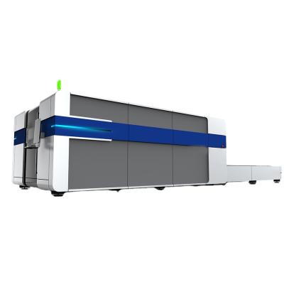 China Laser CUTTING Raycus Laser Source Fiber Laser Cutting Machine With Big Casing Shell for sale