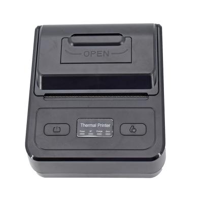 China Mini 80mm USB BT Rechargeable Black and White Mobile Receipt Wireless Thermal Printer for sale