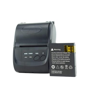 China Mini portable 58mm mini mobile thermal printer black and white for sale