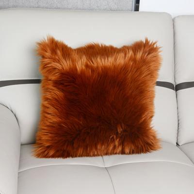 China Durable Faux Fur Fur Tile Cover Long Pillow Case Pillow Case Cushion Cover for sale