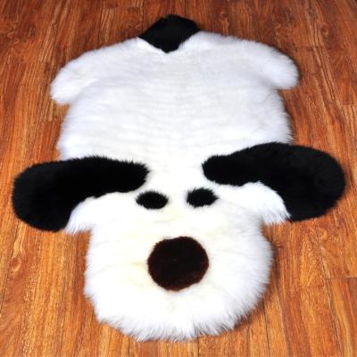 China Anti-Slip Eco-Friendly Infant And Adult Animal Shaped Decorative Sheepskin Rug Rugs for sale