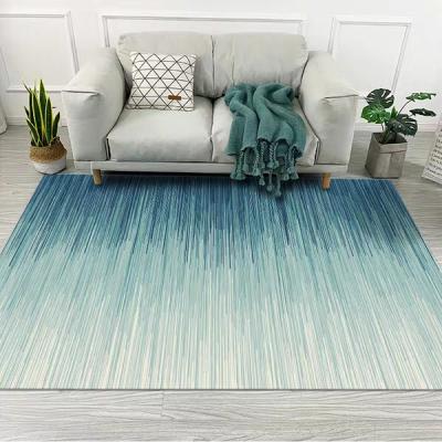 China Eco-friendly.anti-slip Chinese painting pattern carpet living room printed area rugs for sale for sale