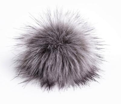 China Colorful faux fur ball10cm artificial fur pom poms faux fur pompom hot sale eco-friendly good prices with elastic band for sale