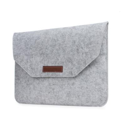 China Eco-friendly Customized Waterproof Size Business Notebook Cover Felt Laptop Sleeve Bag for sale