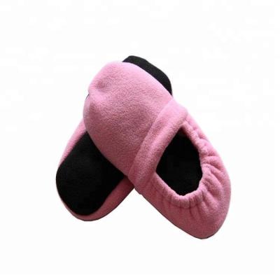 China Disposable Slippers Warm Microwave Fleece Slippers for sale