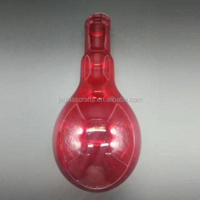 China Red glass lamp bulb fish lamp 500W 260*120 mm red glass electrodeless lamp for sale