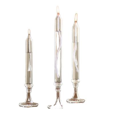 China HOLIDAY Flaming Classic Glass Candle Oil Lamp-3 sets for sale