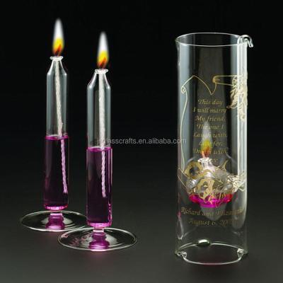 China HOLIDAY Set / 3 Glass Kerosene Lamp For Christmas Holiday Wedding Decoration Glass Candle for sale