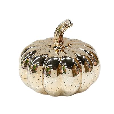 China China Hot Selling Glass MottledPumpkin / Glass Home Decoration LED Pumpkin. for sale