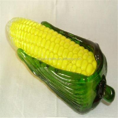 China All word synthetic glass fruit vegetable corn, glass crafts for harvest festival for sale